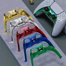 Chrome Black Glossy Chrome Diy Replacement Controller Shell for Ps5 Custom Plate