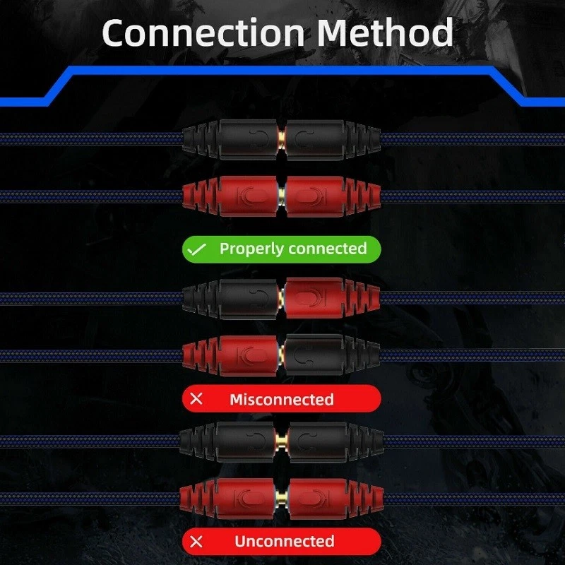 Luminated Wired Gaming Professional Headset Headset Led PC Laptop XBOX ONE New - Image 2 of 4