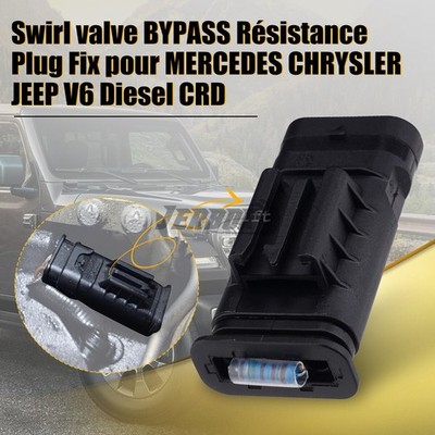 Swirl valve BYPASS Résistance Plug Fix pour MERCEDES CHRYSLER JEEP V6 Diesel CRD