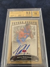 NATE ROBINSON 05-06 RC ROOKIE GOTG GOLD BGS 9.5 AUTO 10 SP 11/25 NY KNICKS