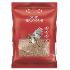 Johnston & Jeff Mealworms 1kg Wild Bird Food High Protein Treat Robin