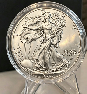 Lot of 1 U.S .999 2023 -1- 0 Z American Eagle C.0.i.n BU