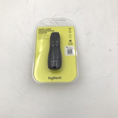 Logitech R400 Laser Presentation Remote Control Black Brand New Sealed