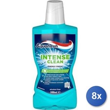 8x Bundle Aquafresh Collutorio Intense Clean 500 Ml