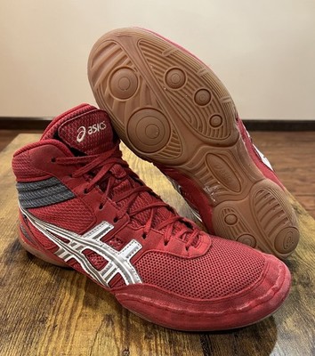Asics Matflex 3 Rare Red Wrestling Shoes Size 12