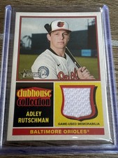 2025 Topps Heritage Adley Rutschman Game Used Orioles Jersey