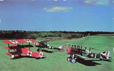 Owls Head Museum Maine WWI Military Aviation Air Force Planes Vtg Postcard H51