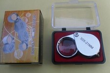 1PCS Loupe 30X 21mm Magnifying Magnifier Glass Lens Folding for Stamp Jewelry