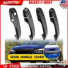 Carbon Fiber Door Handle Covers For 2018-2021 Honda Accord With Smart Key 4-40X