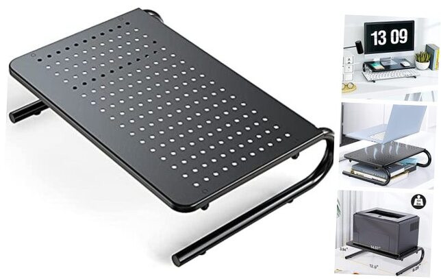 Monitor Stand Riser, Monitor Riser, Laptop Stand for Desk, Laptop Riser, Desk-image