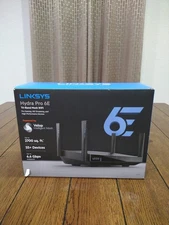 Linksys Hydra Pro 6E MR75WH AXE6600 Tri-Band WIreless Router - Black