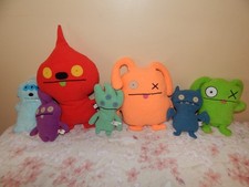 Lot 2 of 7 Hasbro Ugly Dolls Stuffed Animal Plush