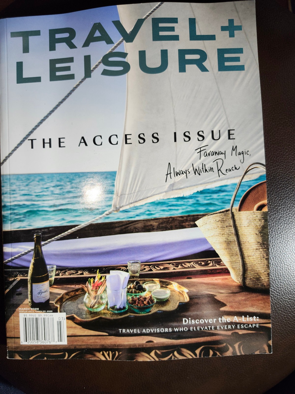 Travel + Leisure Magazine – March 2026 | Adventure, Culture & Global Travel