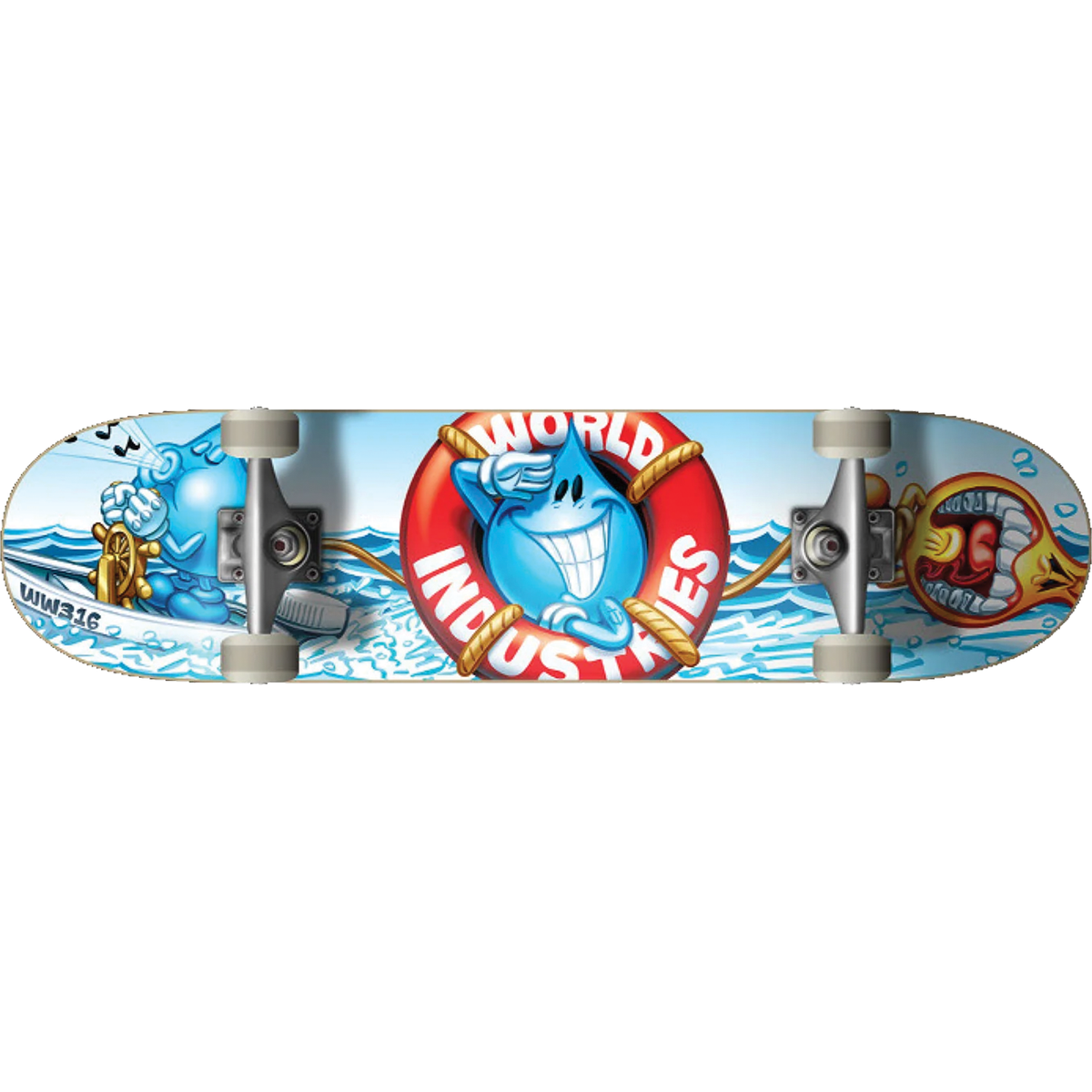 World Industries Speedboat Wet Willy Flameboy 8.0 Complete