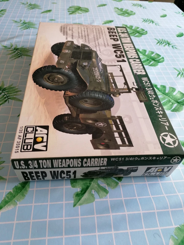 AFV 1/35 US 3/4 TON WEAPONS CARRIER BEEP WC51 ITEM N°AF 35S15 - Immagine 2 di 4