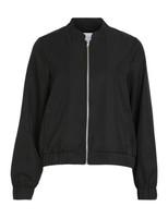 Bomberjacke Vila Vipapaya L/S, Damen, Schwarz, Casual, Noos