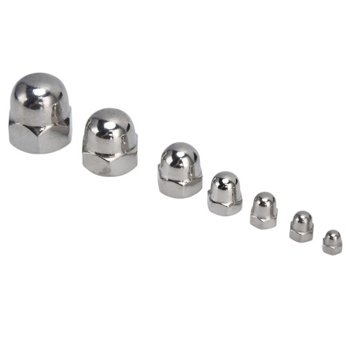 170 Teile Eichelmuttern Domkopf 304 Edelstahl Kappen Mutter Sortiment Set für - Bild 2 von 22