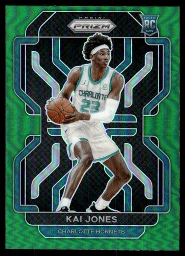 Kai Jones 2021-22 Panini Prizm #323 Hornets Insert ? SEE SCAN! FREE SHIP