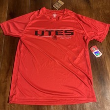 Utah Utes NCAA Men Red T-shirt Large