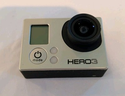 GoPro Hero3 Silver Edition Compact Camera With Battery No Charger
