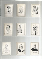 1950 Callahan Hall of Fame baseball card near set (60 of 61; missing Joe Tinker)