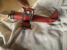 tin model bi plane 11  x 11.5  