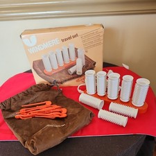 VTG Windmere IH-8/561 Hot Rollers Curlers Travel Set Dual Voltage W/ 12 Clips