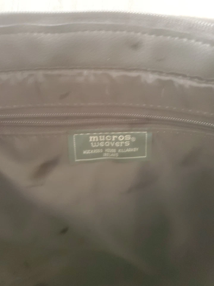 Bolso de mano Emily Mucros Weavers para damas 100 % lana tweed de Irlanda Foto 4 de 4