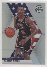 2019-20 Panini Mosaic USA Basketball Silver Prizm Scottie Pippen #256 HOF n3b