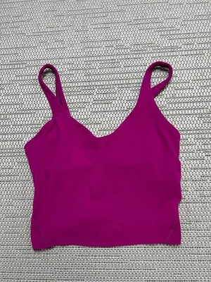 Lululemon Align Tank Top Womens 4 Pink Yoga Pullover 