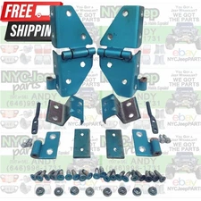 87-95 YJ Jeep Wrangler Windshield Hinges Lower Door Hinge Bracket Backing Plate