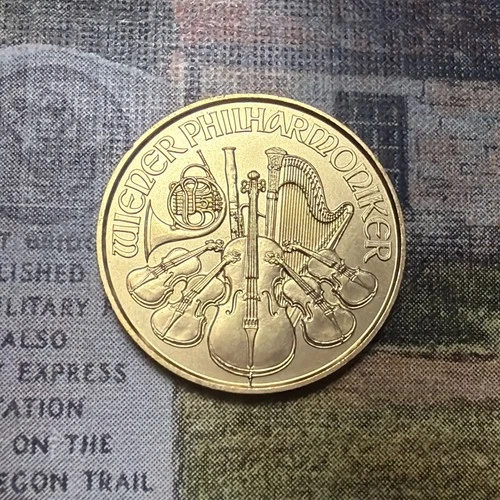 Austrian Gold Philharmonic 1/10 oz coin from a recent eBay sale
