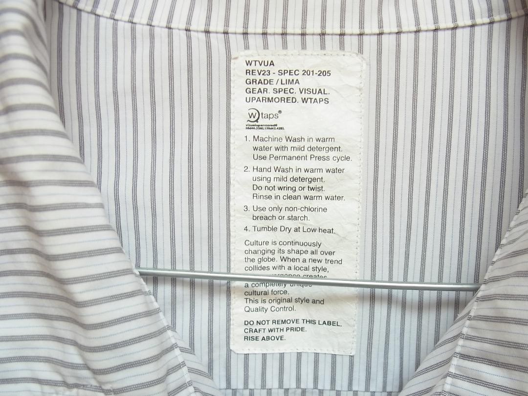 WTAPS VATOS Striped Work Shirt Neighborhood Supreme | eBay