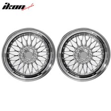 2 19x9.5 40 5x114.3 5x120 Step Lip Deep Dish Mesh Wheels Rims Accessories