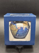 Alexander Kalifano Gemstone Globe Paper Weight -  Blue
