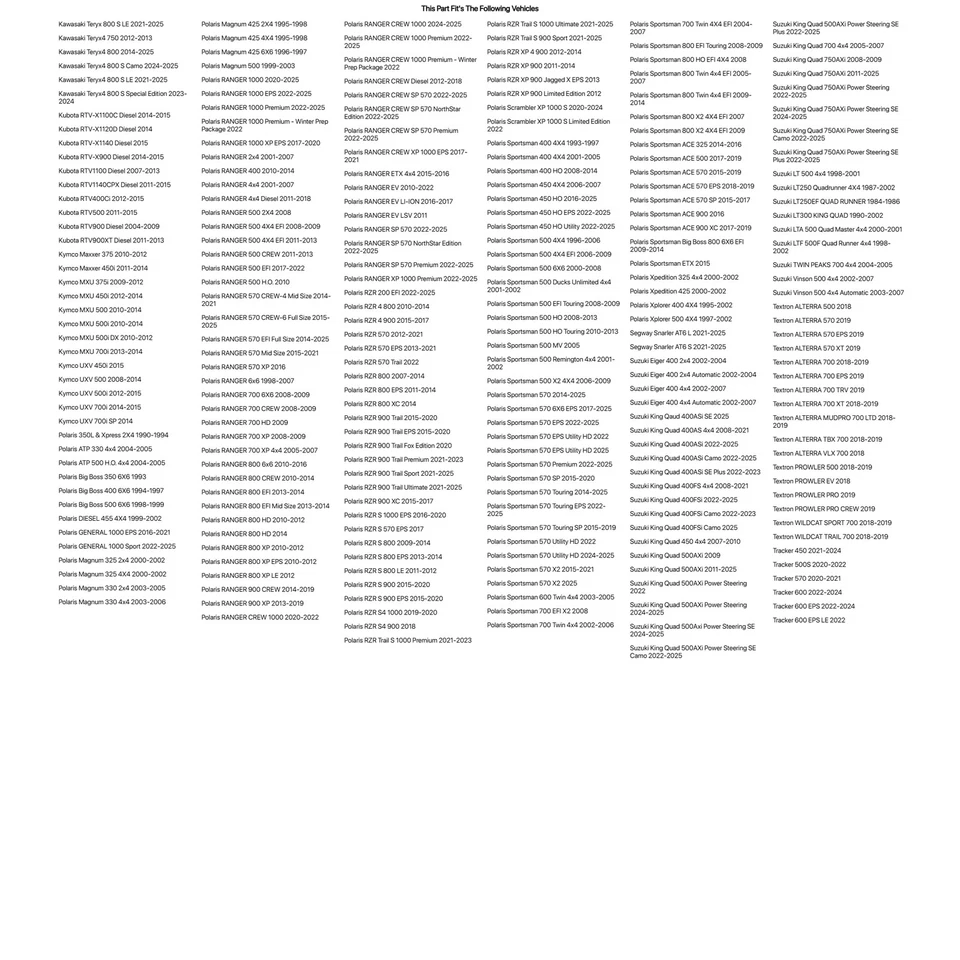 Tusk TriloBite® HD 8-Ply Tire 25x10-12 For KYMCO UXV 500i 2012-2015 - Image 4 of 4