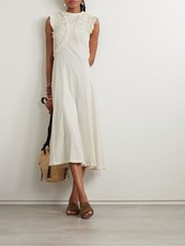 Ulla Johnson Shiva Cotton Midi Dress Size Medium