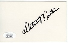 Slater Martin Signed Autographed Index Card Lakers Hawks JSA AX25540