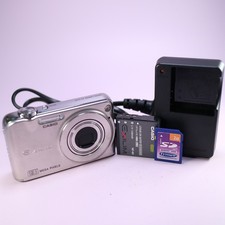 Casio Digital Camera Exilim EX-Z1200 12.1MP Silver Tested Full Working Set