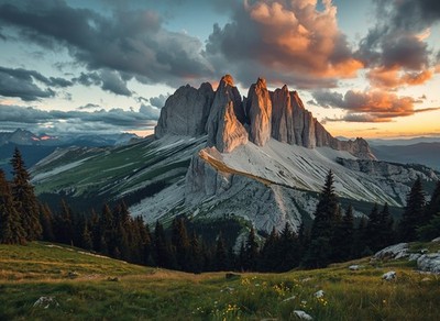 Foto A4 Landschaft Natur Panorama Himmel Poster Kunstdruck Wandbild (4459)