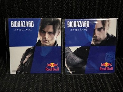 Capcom Resident Evil Requiem Sticker Set 2 Leon Red Bull Neu Ungeöffnet