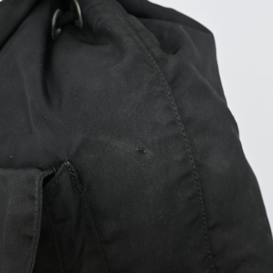 PRADA backpack triangular logo black From Japan P… - image 16