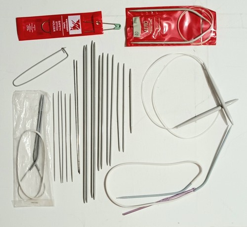 Bundle of Circular Needles, Double Ended Needles, Crochet , Safety Stich Holder - Picture 1 of 3
