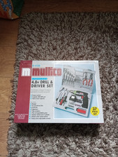Multico Cordless 4.8 V Drill And Driver Set E-4138.New/Packaged.