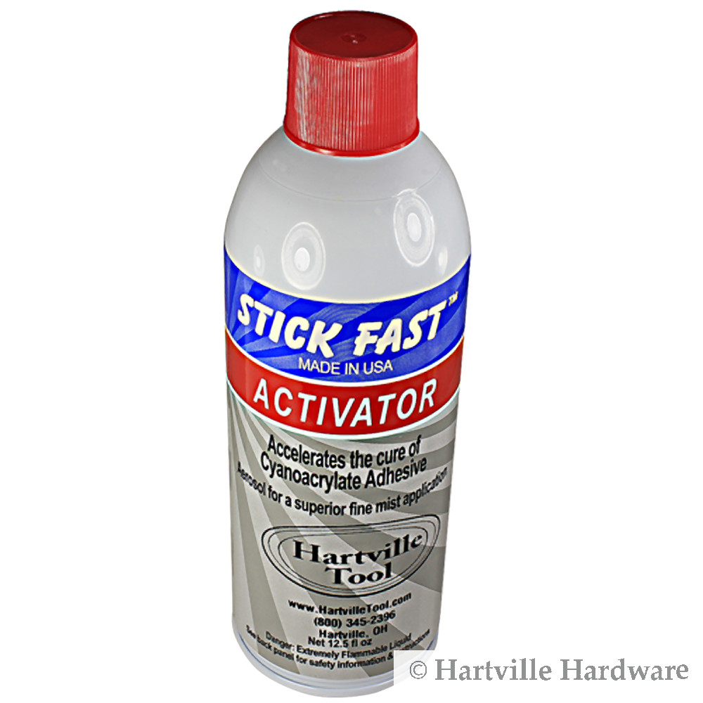 Stick Fast CA Glue Activator, 12.5 Ounce Aerosol 103