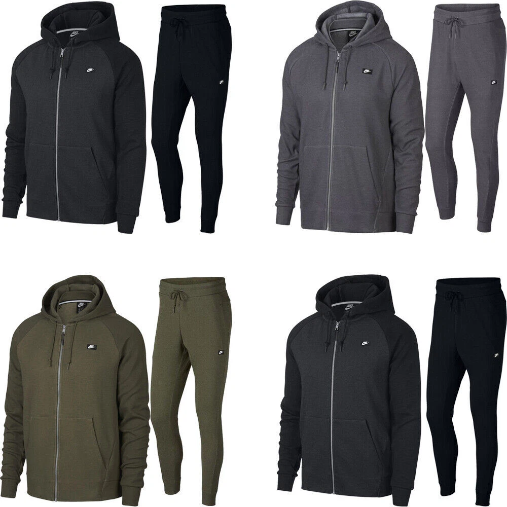 Nike Mens Tracksuit Hoodie Fleece Joggers Sweatpants Bottoms Hoody Zip Logo