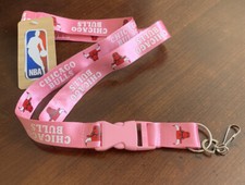 NBA Breakaway Lanyard Keychain Chicago Bulls PICK Official Licensed