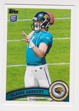 2011 Topps Football SP Retail Blaine Gabbert RC Rookie Variation Insert #160