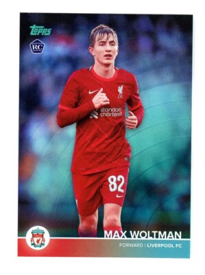 2021-22 Topps Liverpool Team Set Teal Foil /150 Max Woltman #12