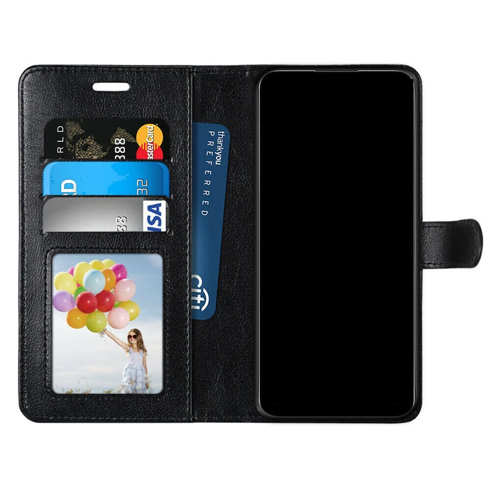 Tempered Glass / Wallet ID Pouch Cover Phone Case For Sharp Rouvo V - Image 2 of 2